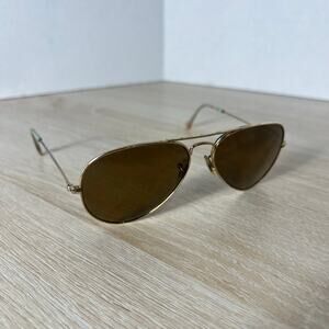 Ray-Ban RB3025 001/3F Sunglasses Aviator Large Metal Gold 55-14 FRAMES ONLY